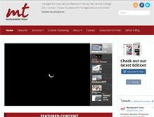 Tablet Screenshot of managementtoday-magazine.com